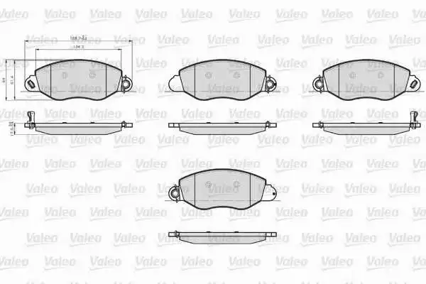 Brake Pad Set, disc brake (872577)