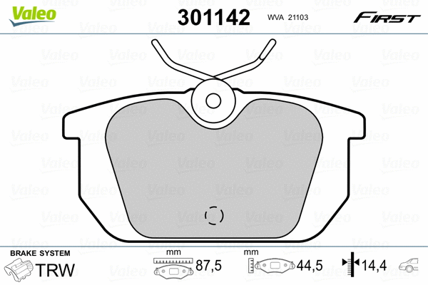 Brake Pad Set, disc brake