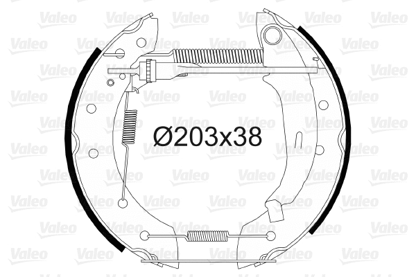Brake Shoe Set (554698)