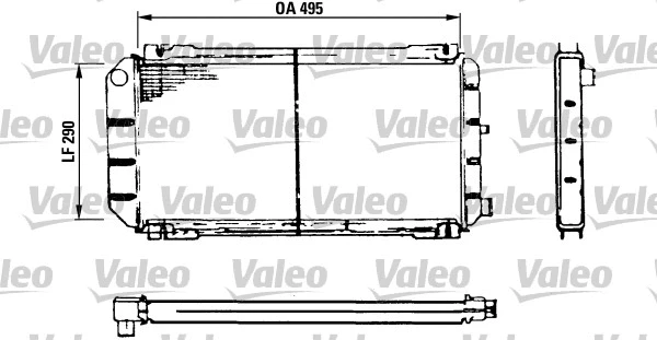 Radiator, engine cooling (730116)