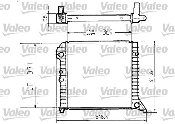Radiator, engine cooling (810956)