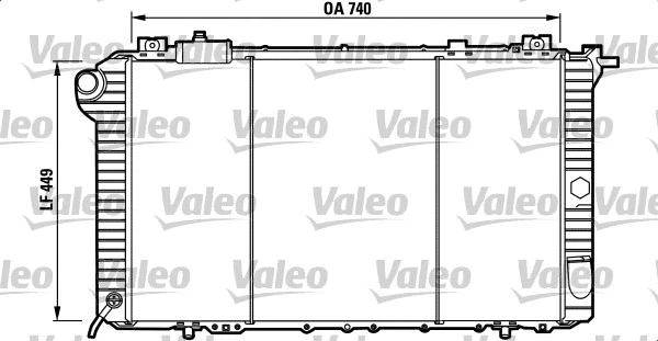 Radiator, engine cooling (732589)