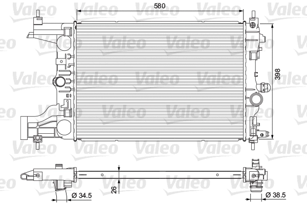 Radiator, engine cooling (701723)