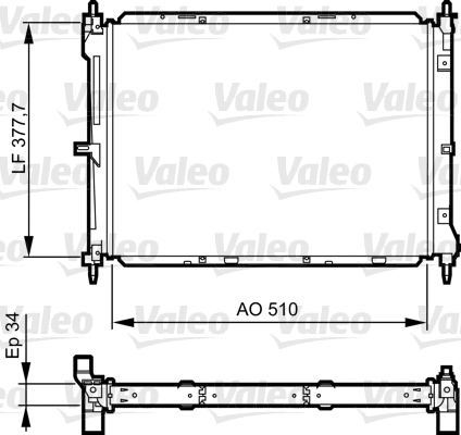 Radiator, engine cooling (734437)
