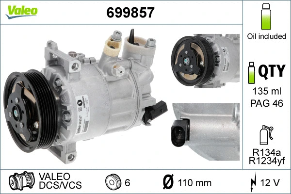 Compressor, air conditioning (699857)