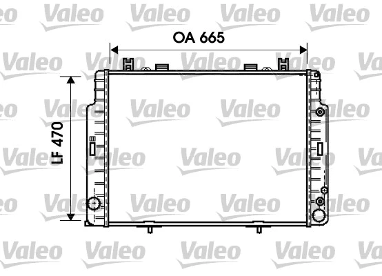 Radiator, engine cooling (734795)
