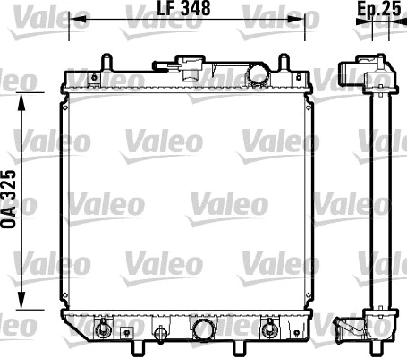 Radiator, engine cooling (734210)