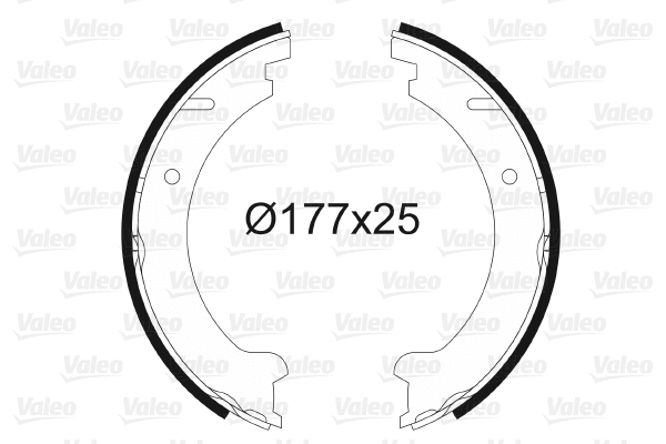 Brake Shoe Set, parking brake (562728)