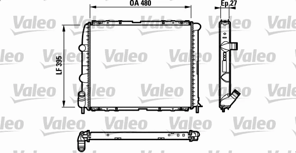 Radiator, engine cooling (732388)