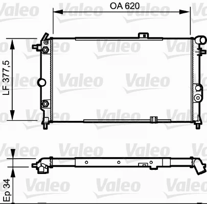 Radiator, engine cooling (731175)