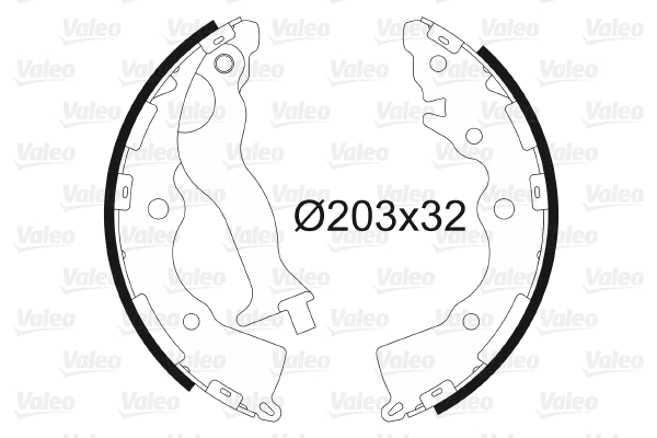 Brake Shoe Set (564132)