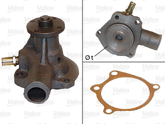 Water Pump, engine cooling (506009)