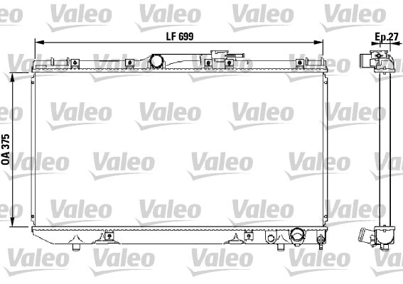Radiator, engine cooling (731569)