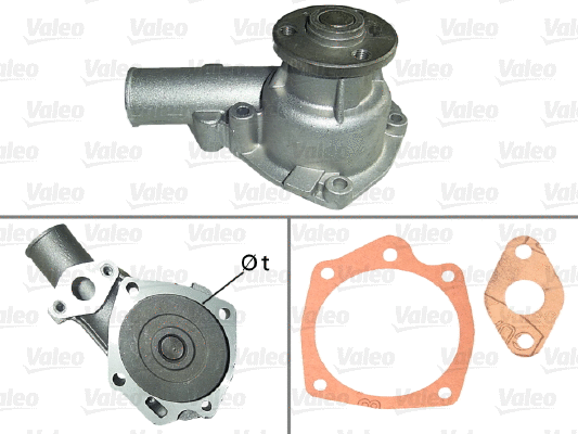Water Pump, engine cooling (506492)