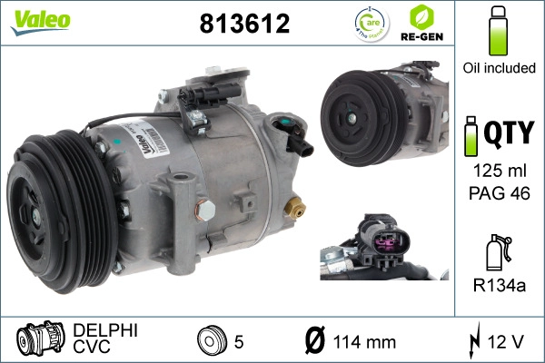 Compressor, air conditioning (813612)