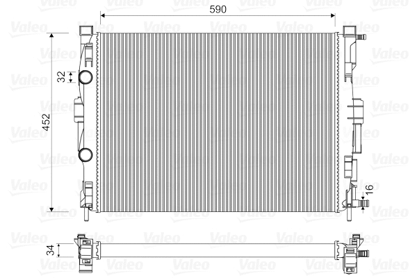 Radiator, engine cooling (732946)