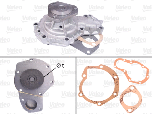 Water Pump, engine cooling (506316)