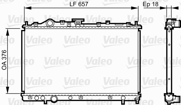 Radiator, engine cooling (732612)