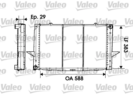 Radiator, engine cooling (731477)