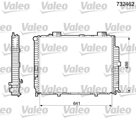 Radiator, engine cooling (732462)