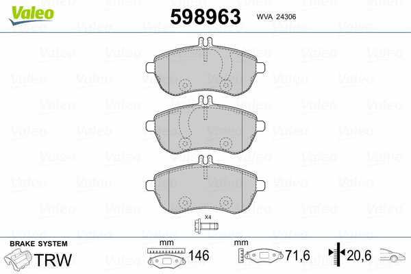 Brake Pad Set, disc brake
