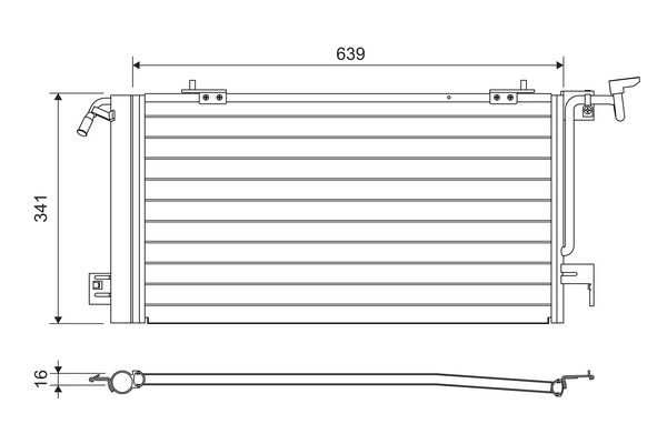 Condenser, air conditioning (817229)