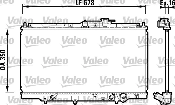 Radiator, engine cooling (734109)