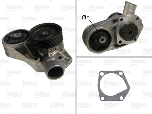 Water Pump, engine cooling (506672)