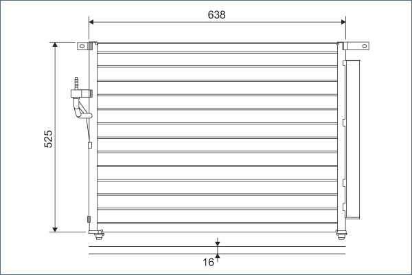Condenser, air conditioning (822603)