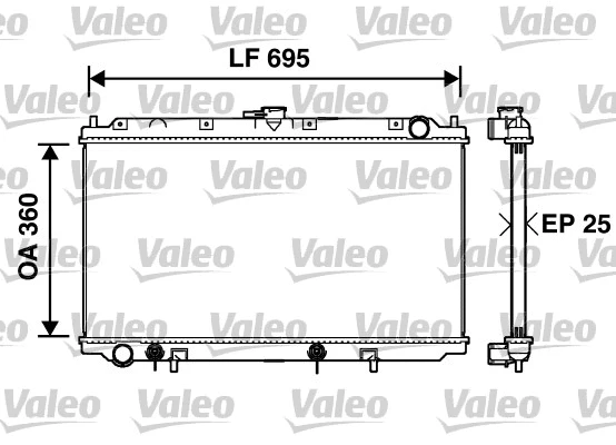 Radiator, engine cooling (734215)
