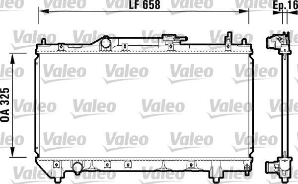 Radiator, engine cooling (732950)
