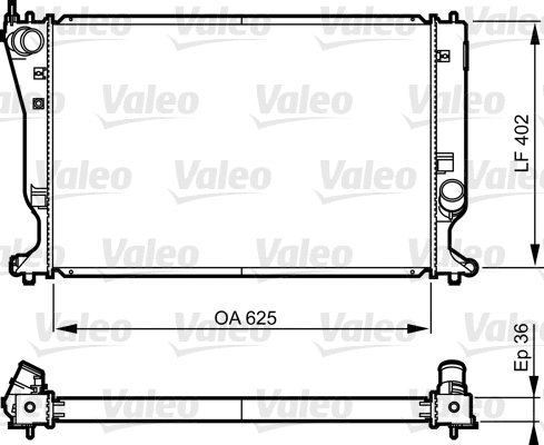 Radiator, engine cooling (735572)
