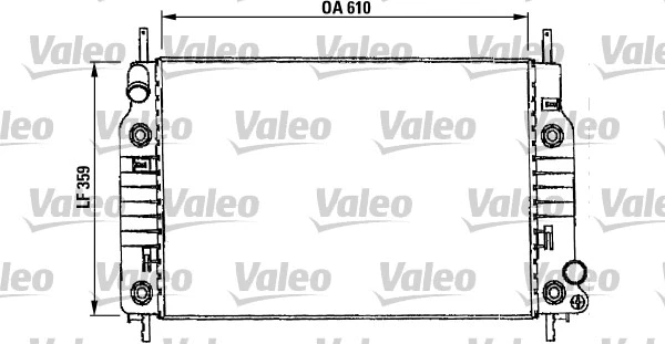 Radiator, engine cooling (731017)
