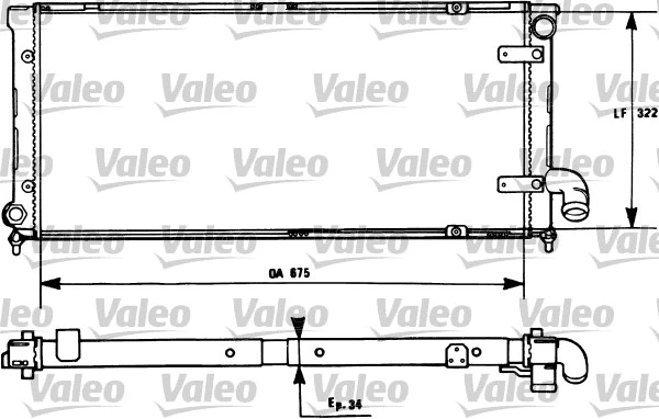 Radiator, engine cooling (731269)