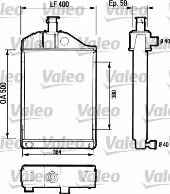 Radiator, engine cooling (730805)