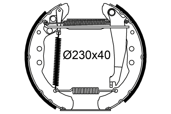 Brake Shoe Set (554969)