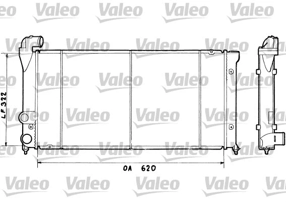 Radiator, engine cooling (730509)