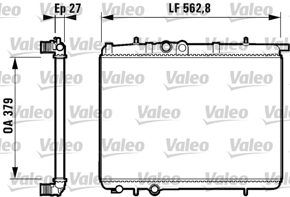 Radiator, engine cooling (732910)