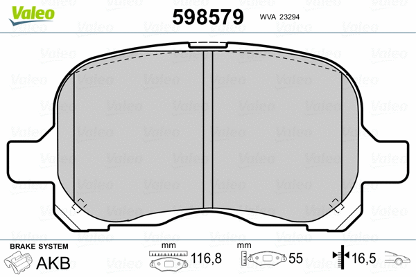 Brake Pad Set, disc brake