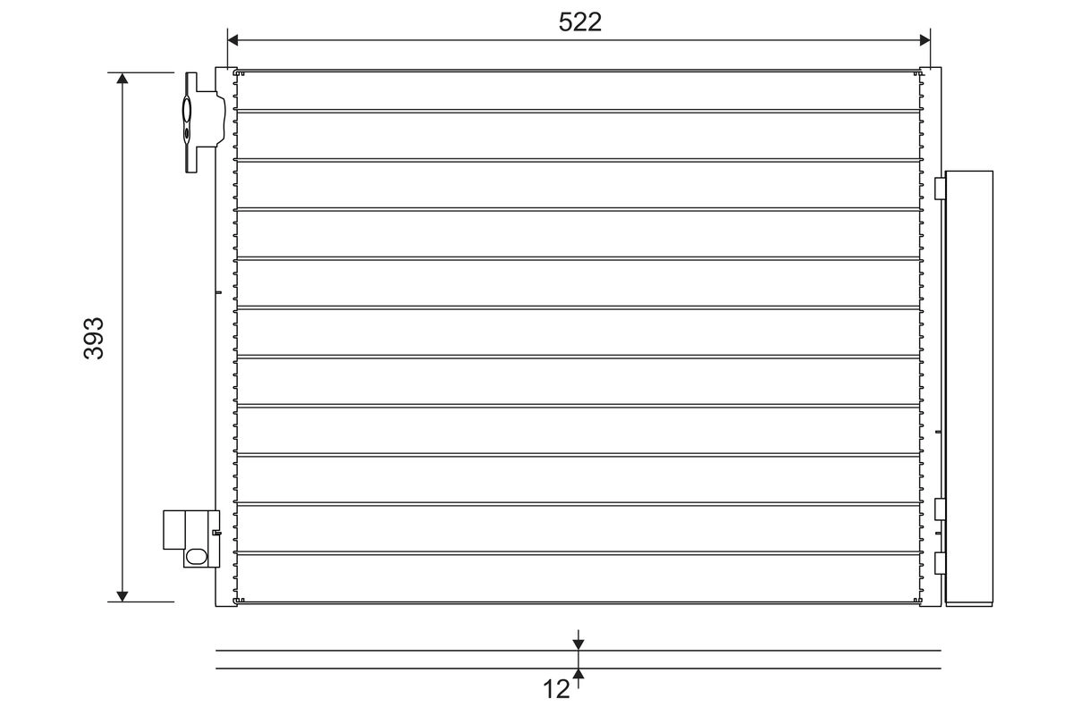 Condenser, air conditioning (822636)