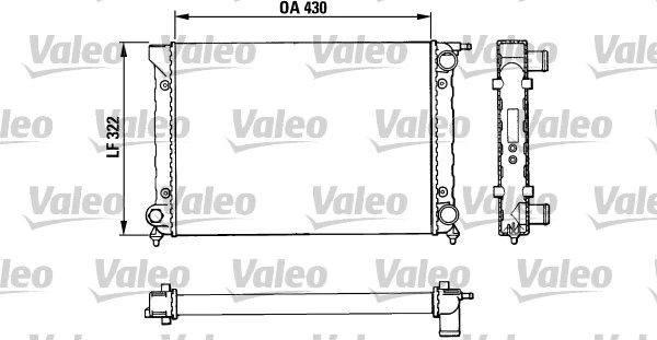 Radiator, engine cooling (883820)