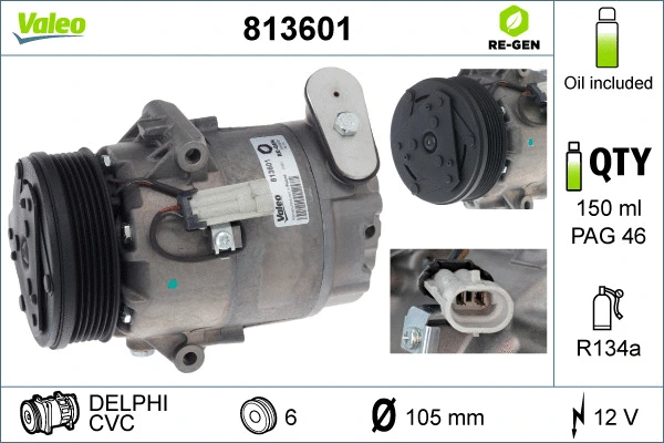 Compressor, air conditioning (813601)