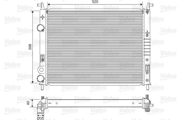 Radiator, engine cooling (701597)