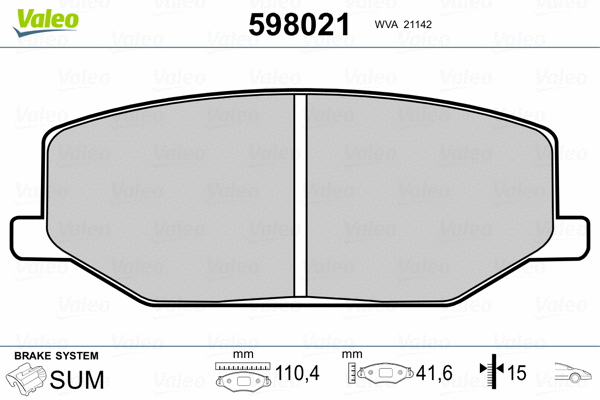 Brake Pad Set, disc brake