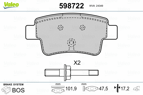 Brake Pad Set, disc brake