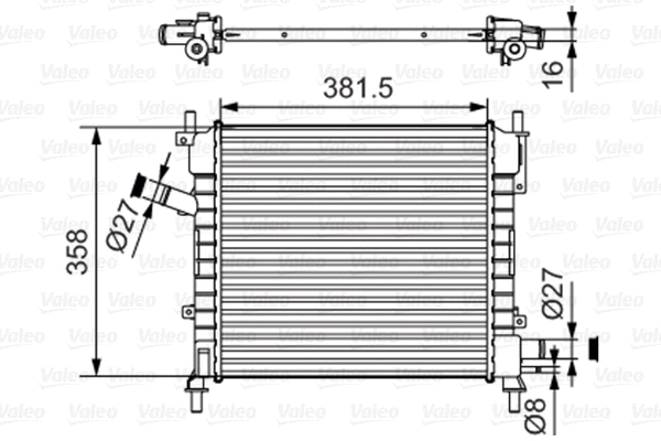 Radiator, engine cooling (735478)