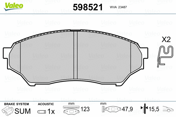 Brake Pad Set, disc brake