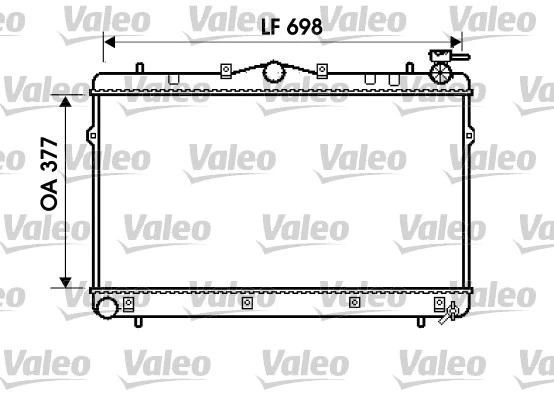 Radiator, engine cooling (734658)