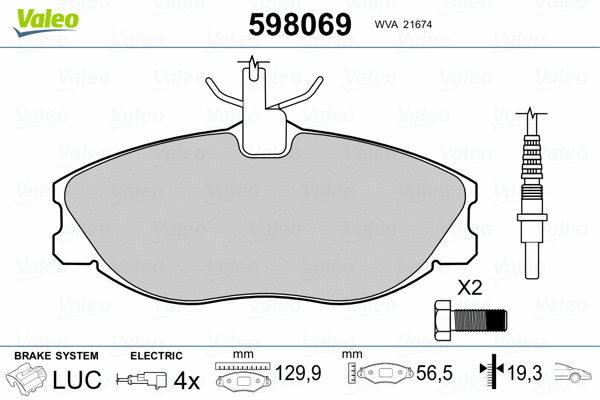 Brake Pad Set, disc brake