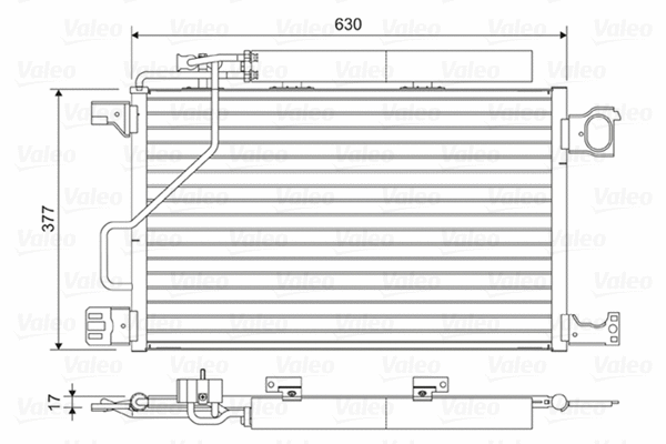 Condenser, air conditioning (814423)